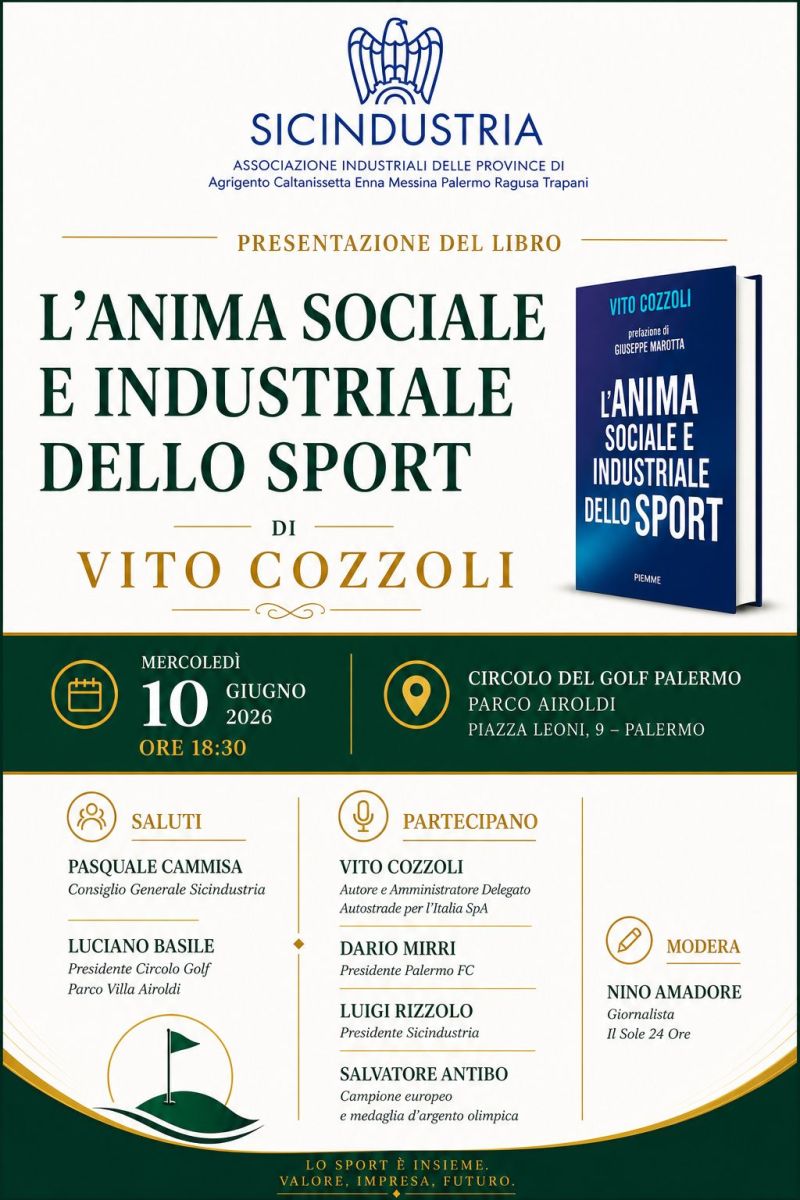 Presentazione del libro: "L’anima sociale e industriale dello sport"