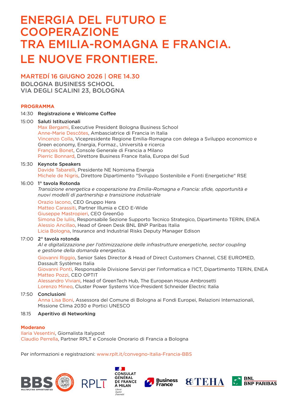 Energia del futuro e cooperazione tra emilia-romagna e francia