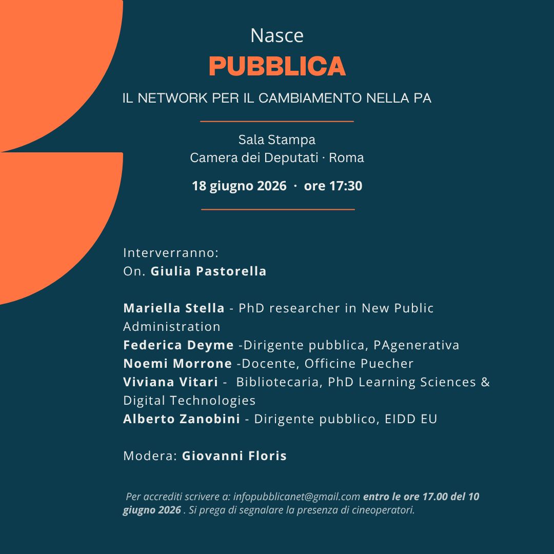 Nasce pubblica - Il network per il cambiamento della PA