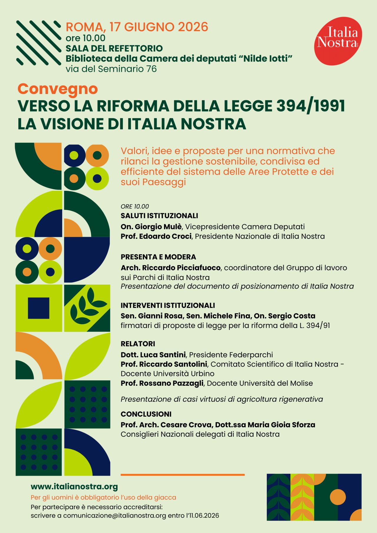 Verso la riforma della legge 394/1991. La visione di Italia Nostra