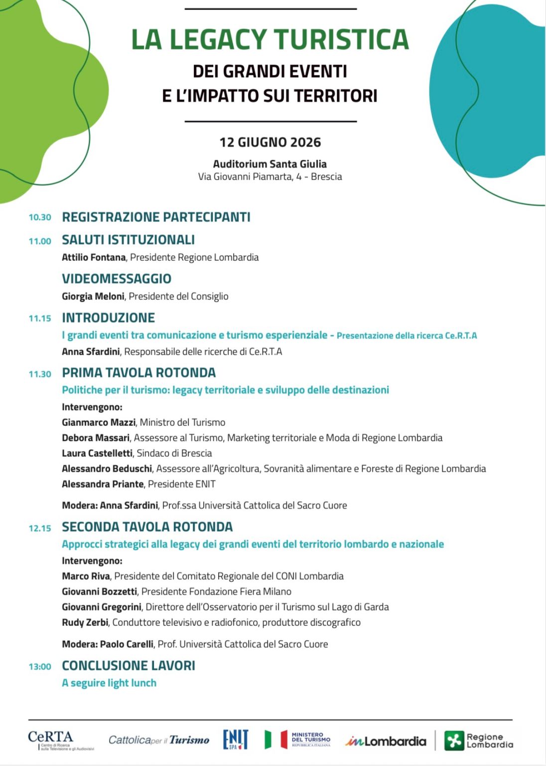 La legacy turistica dei grandi eventi e l’impatto sui territori