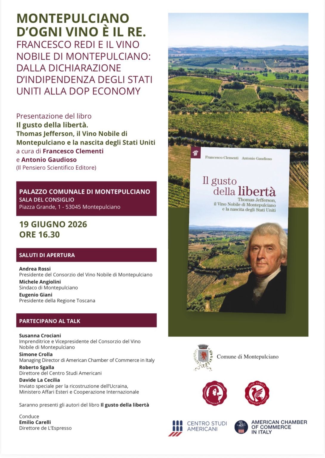 Montepulciano di ogni vino è il Re