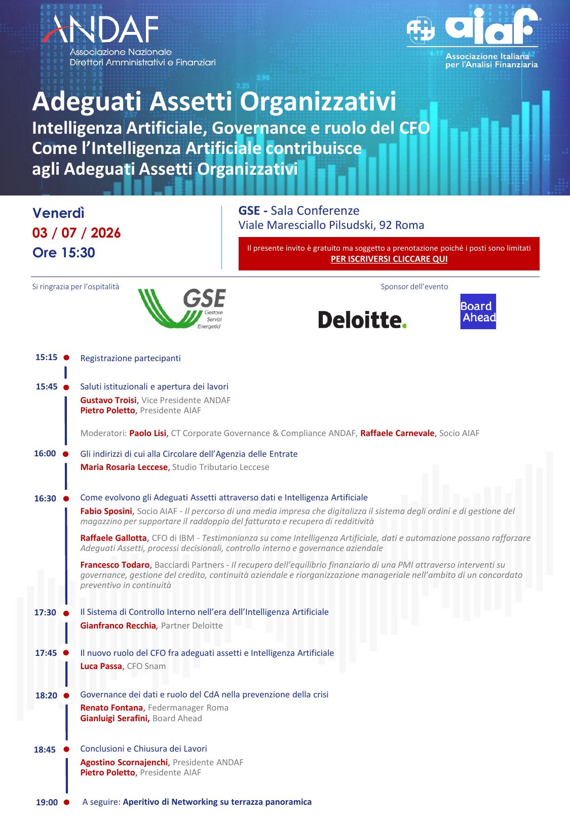 Adeguati assetti organizzativi: intelligenza artificiale, governance e ruolo del cfo