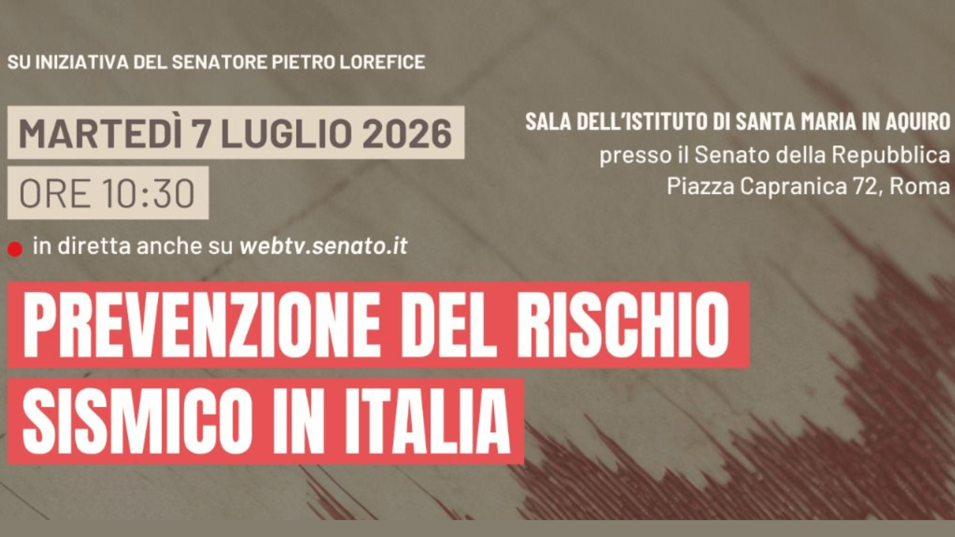 Prevenzione del rischio sismico in Italia