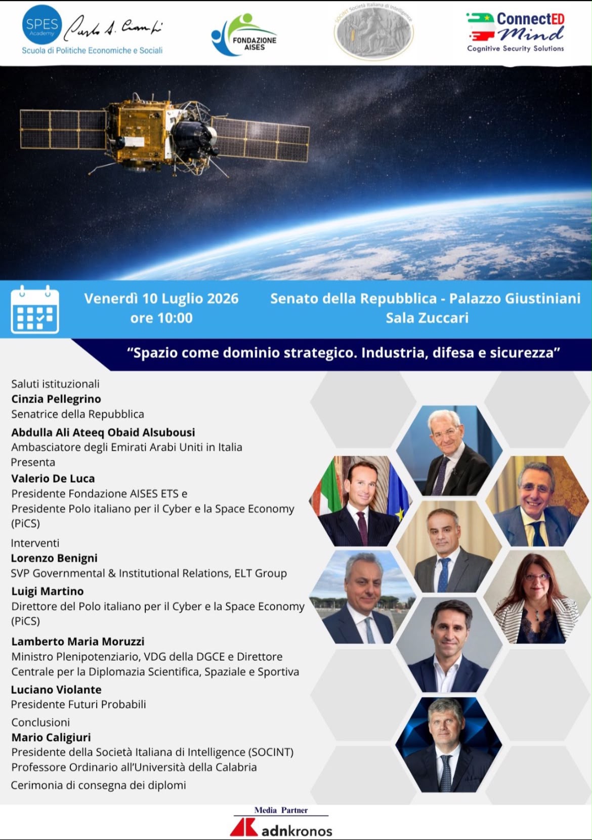 Spazio come dominio strategico. Industria, difesa e sicurezza