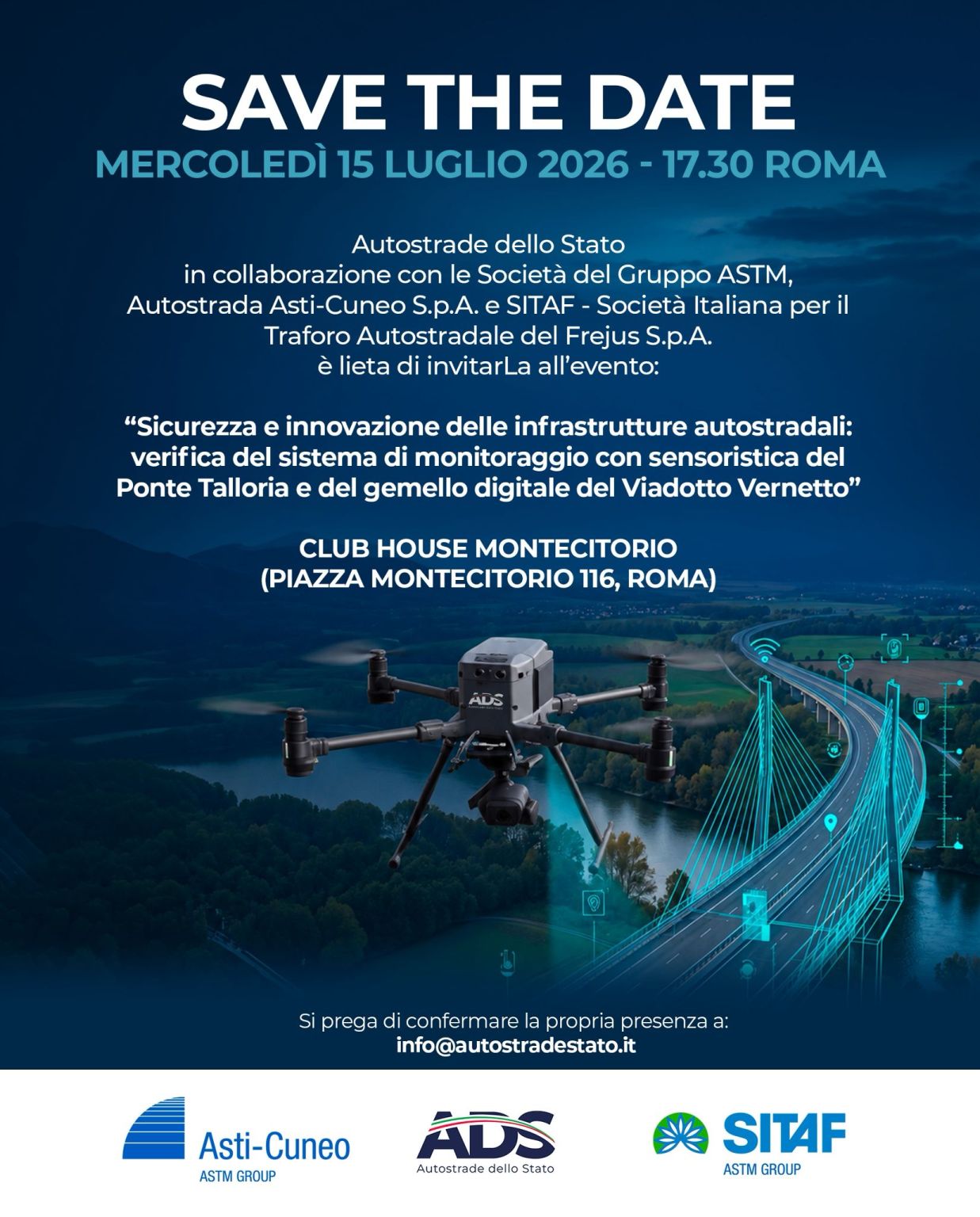 Sicurezza e innovazione delle infrastrutture autostradali: verifica del sistema di monitoraggio con sensoristica del Ponte Talloria e del gemello digitale del Viadotto Vernetto