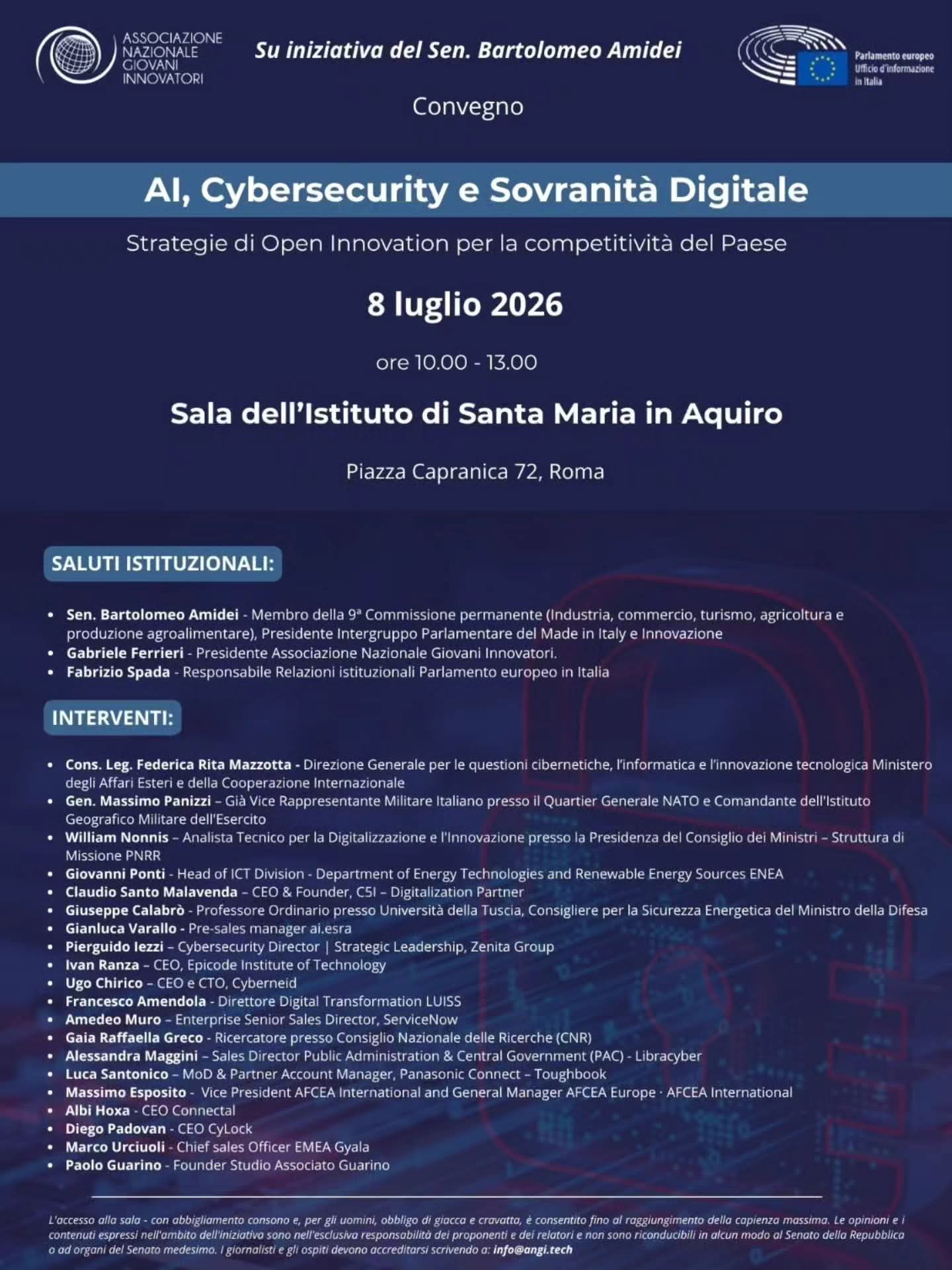 AI, cybersecurity e sovranità digitale