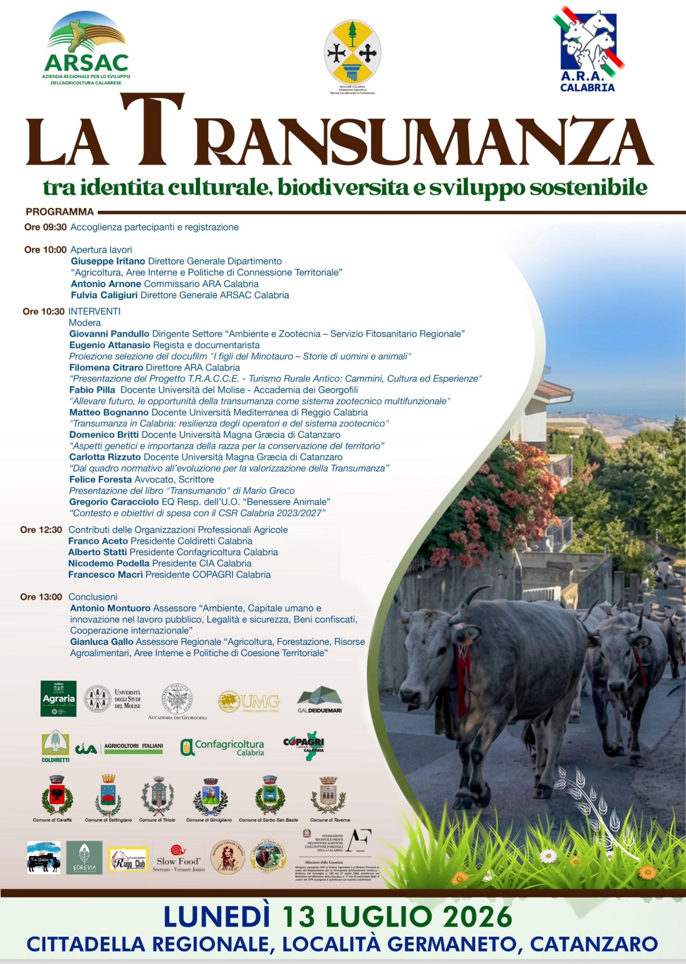 La transumanza tra identità culturale, biodiversità e sviluppo sostenibile