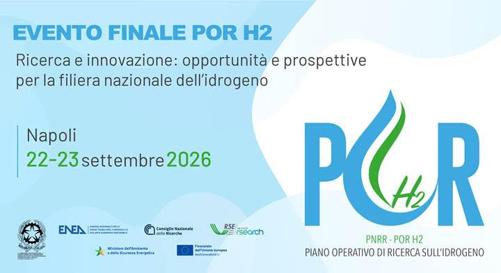 Idrogeno, ricerca e innovazione: il confronto finale del por h2 con enea