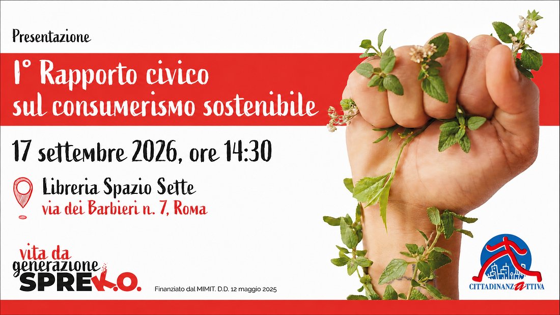 Primo rapporto sul consumerismo sostenibile
