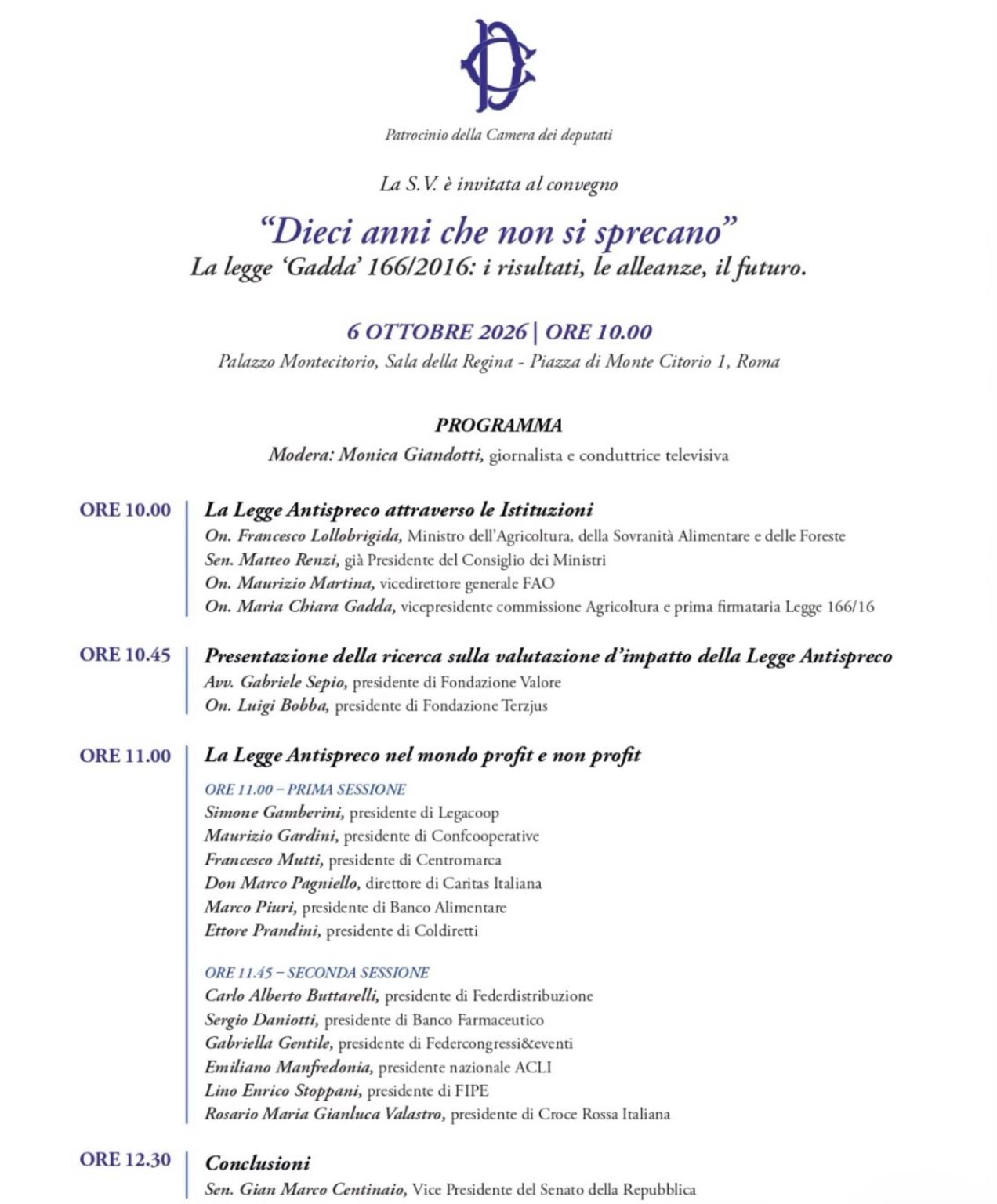 Dieci anni che non si sprecano