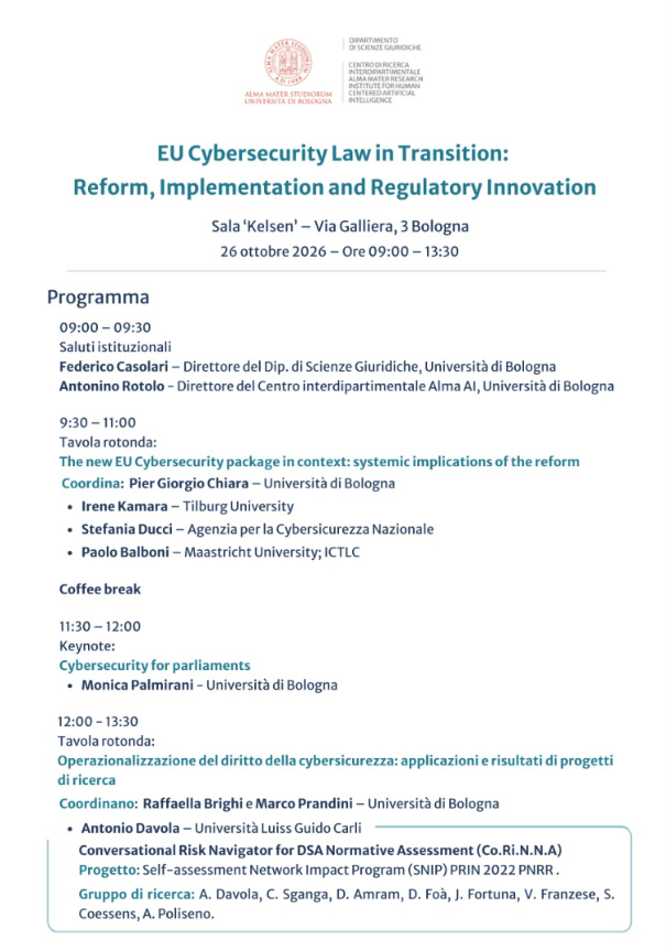 Eu cybersecurity law in transition: reform, implementation and regulatory innovation