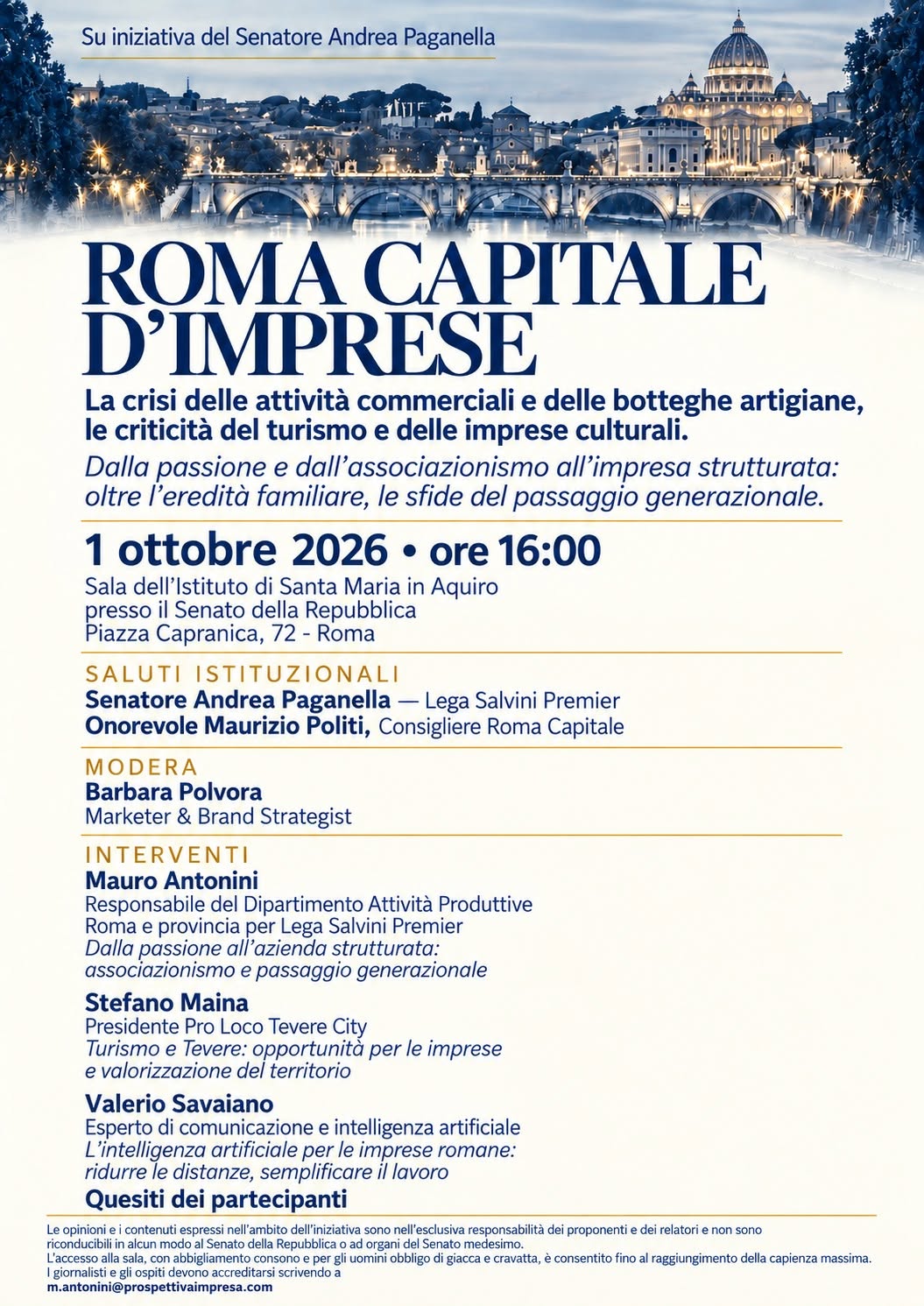 Roma capitale d'imprese