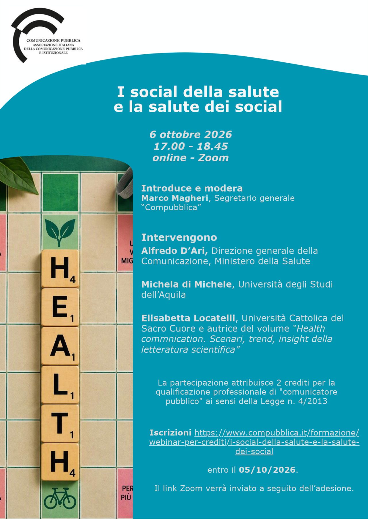 I social della salute e la salute dei social