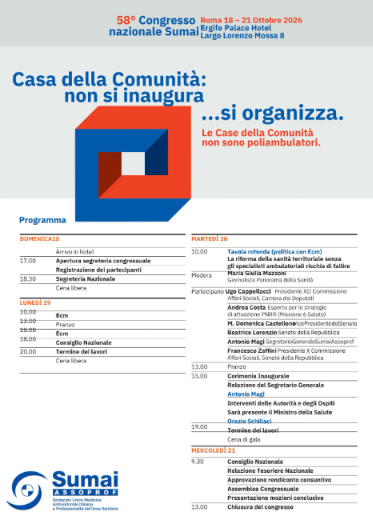 Case di Comunità. La sanità territoriale non si inaugura ma si organizza