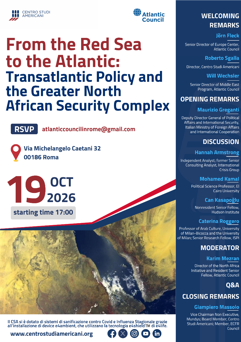 From the Red Sea to the Atlantic: Transatlantic policy and the greater North African security complex