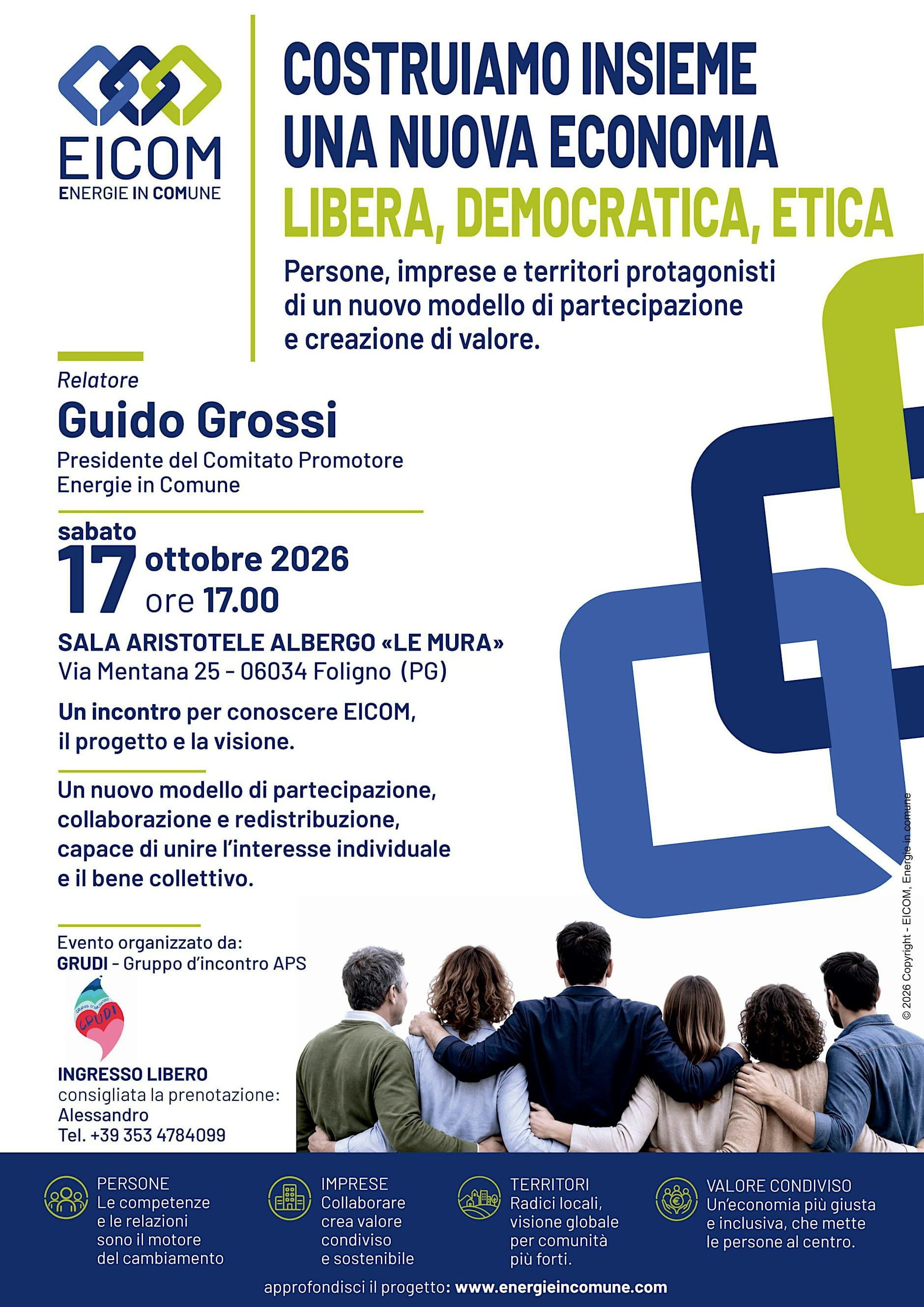 Costruiamo insieme una nuova economia libera, democratica, etica