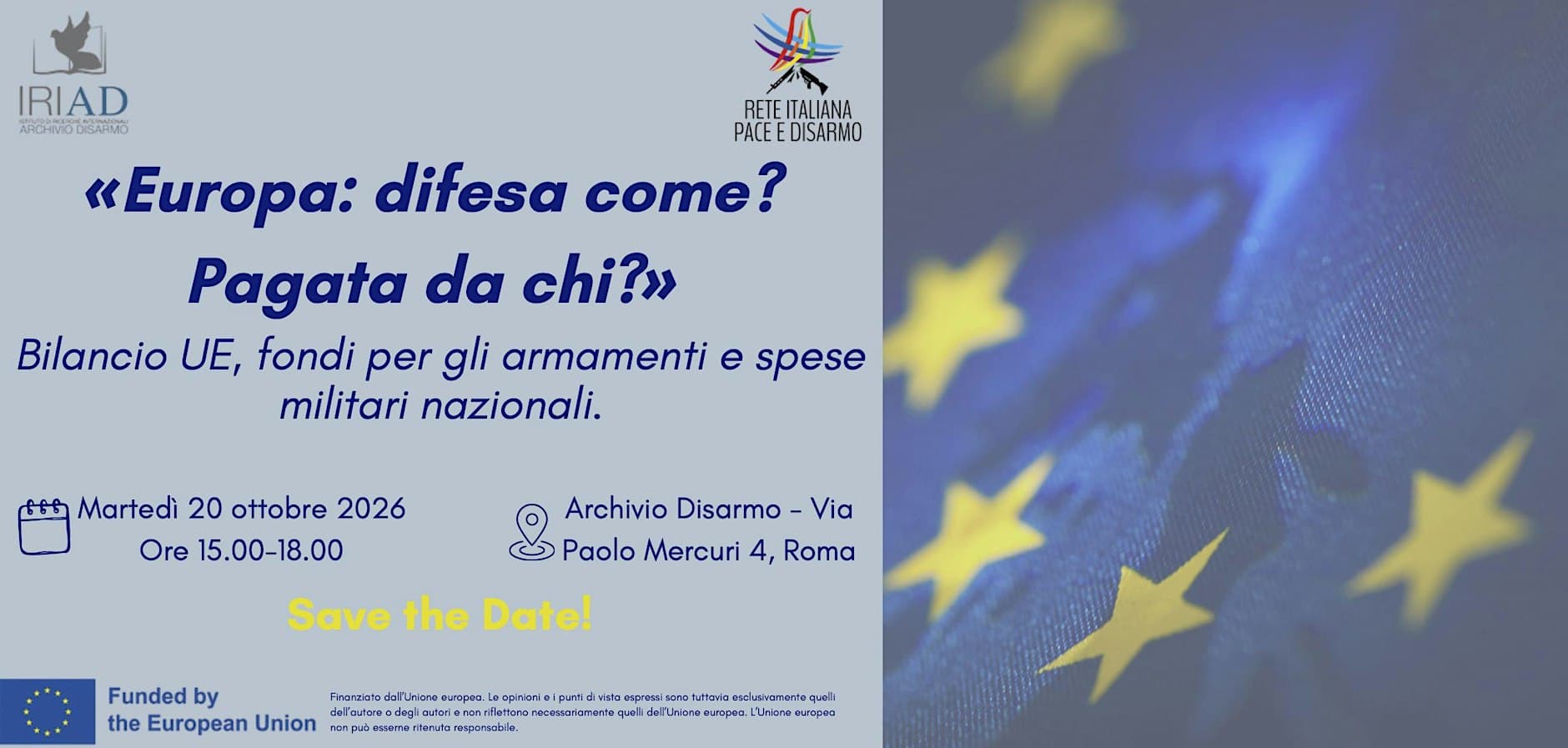 Europa: difesa come? Pagata da chi?