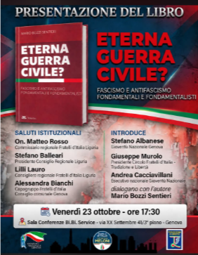 Presentazione del libro: "Eterna Guerra Civile?"