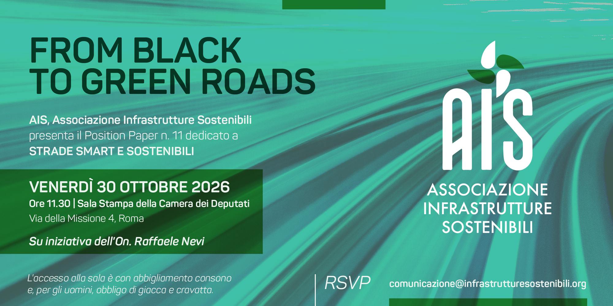 From Black to Green Roads: Strade smart e sostenibili