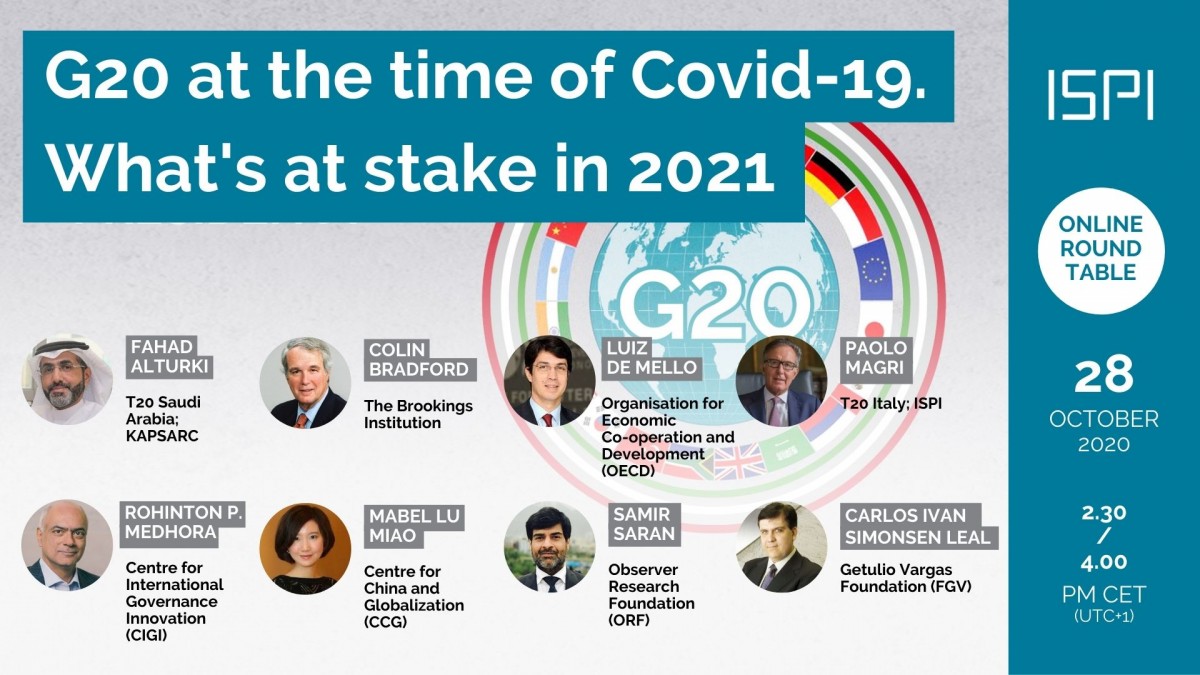 G20 at the time of Covid-19. What's at stake in 2021