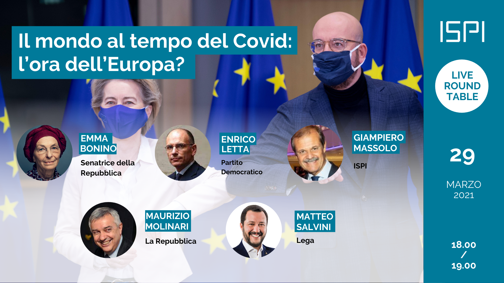 Il mondo al tempo del Covid: l&rsquo;ora dell&rsquo;Europa? - Presentazione rapporto ISPI 2021