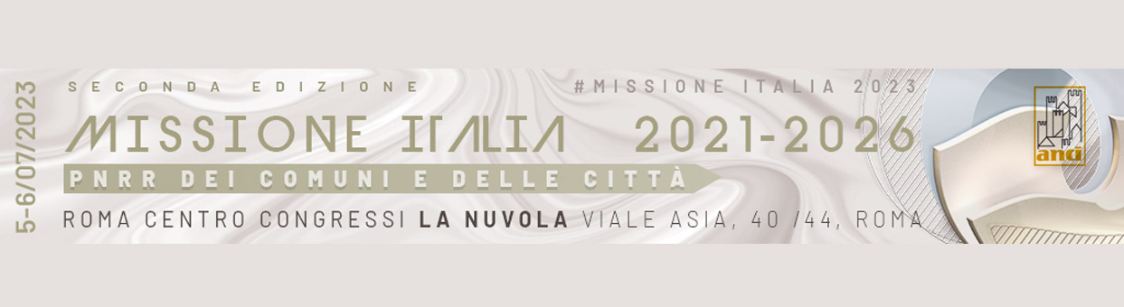 Missione Italia 2021-2026. PNRR dei comuni e delle città