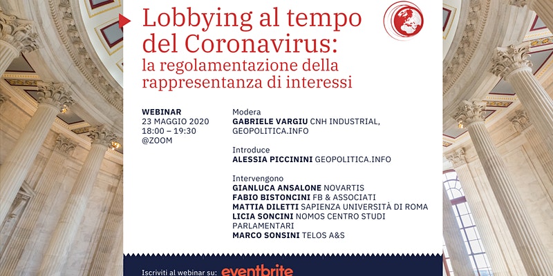 Lobbying al tempo del Coronavirus: la regolamentazione della rappresentanza di interessi