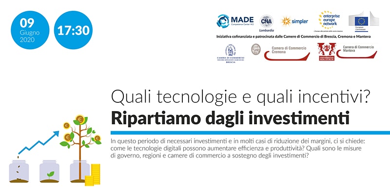 Quali tecnologie e con quali incentivi? Ripartiamo dagli investimenti