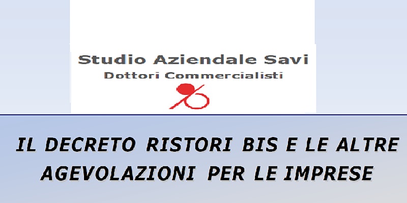 Il Decreto Ristori per le aziende e le altre opportunità COVID