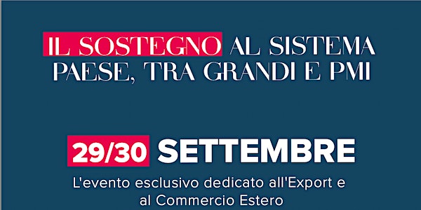 Conferenza stampa di presentazione della quinta edizione degli Stati Generali dell'Export 