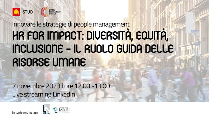 HR FOR IMPACT: Diversit&agrave;, Equit&agrave;, Inclusione