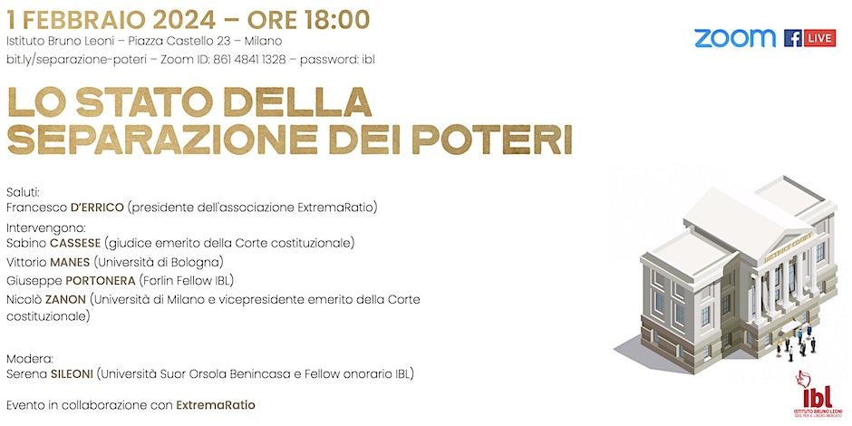 Lo stato della separazione dei poteri