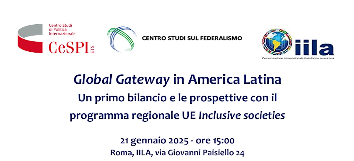 Global Gateway in America Latina. Un primo bilancio e le prospettive con il programma regionale UE Inclusive societies