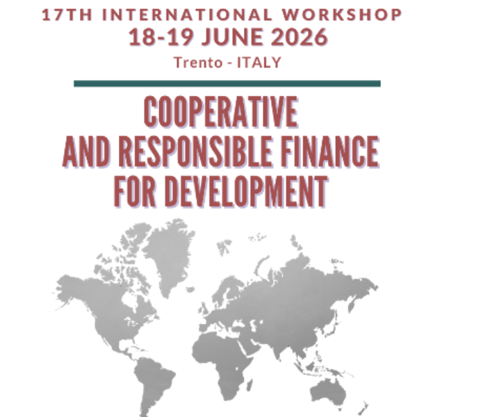 A Trento il 17° workshop sulla finanza cooperativa e responsabile per lo sviluppo