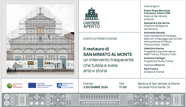 Presentazione progetto restauro San Miniato al Monte