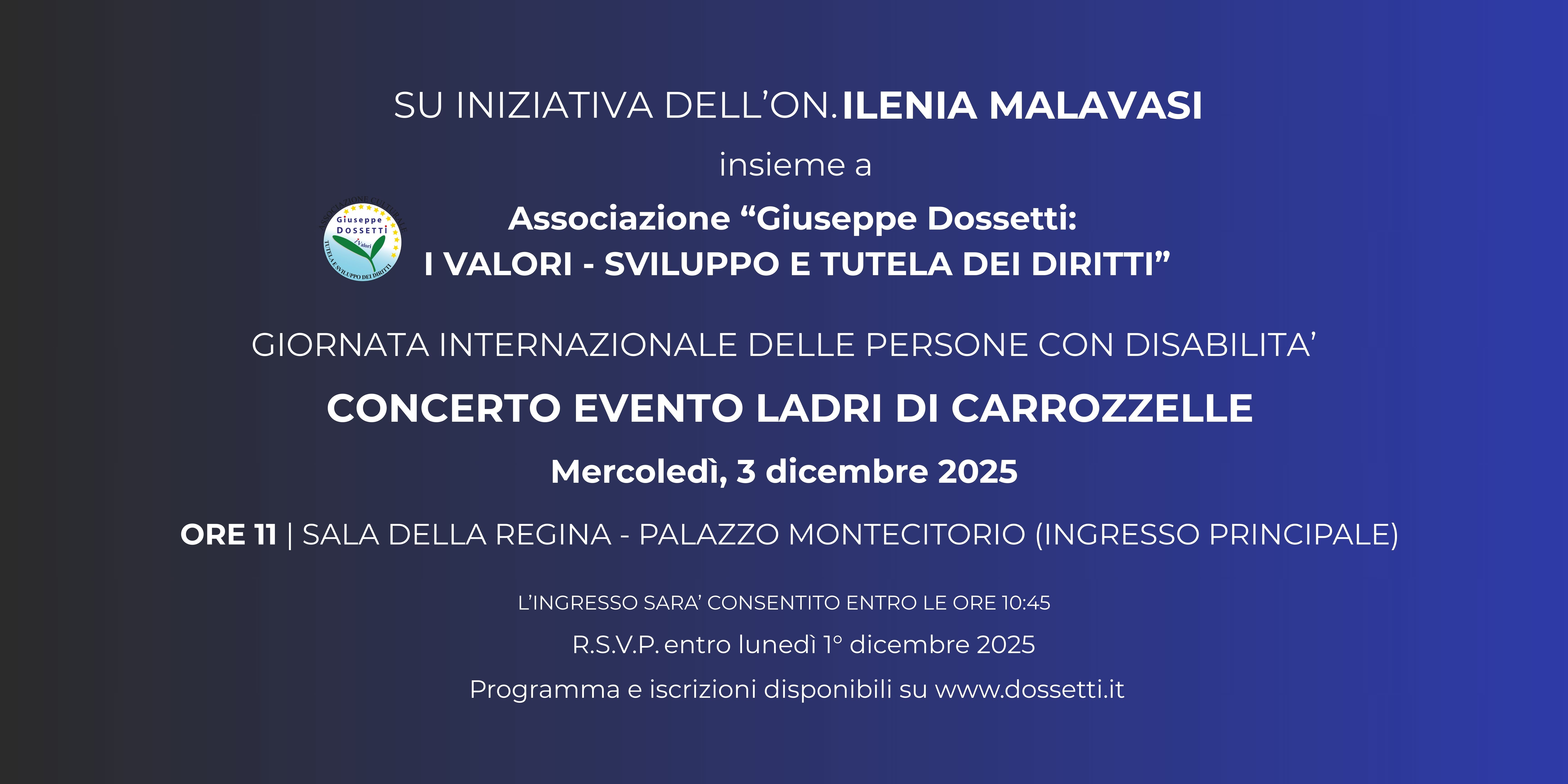 Giornata internazionale Persone con Disabilit&agrave;