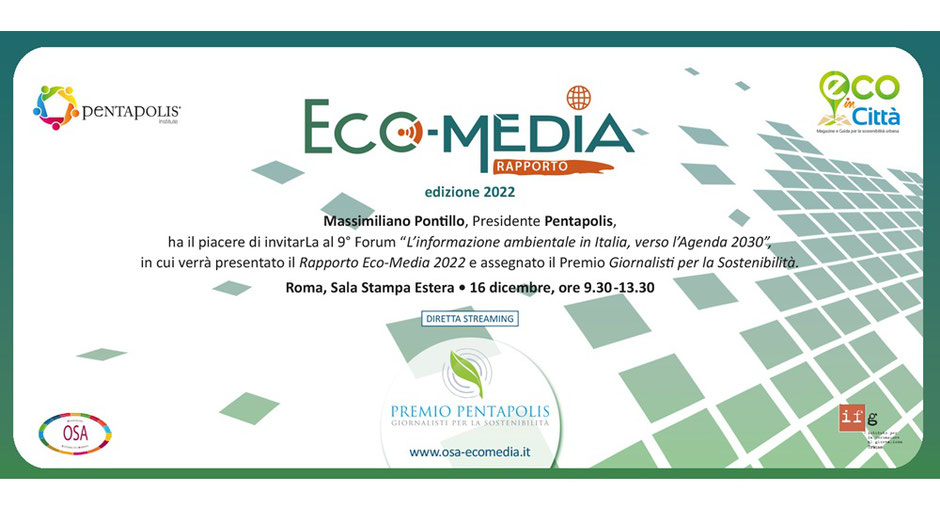 Rapporto Eco Media 2022 - L&rsquo;informazione ambientale in Italia