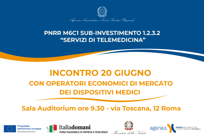 Incontro con operatori economici di mercato dei dispositivi medici