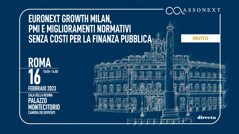 Euronext Growth Milan, PMI e miglioramenti normativi senza costi per la finanza pubblica