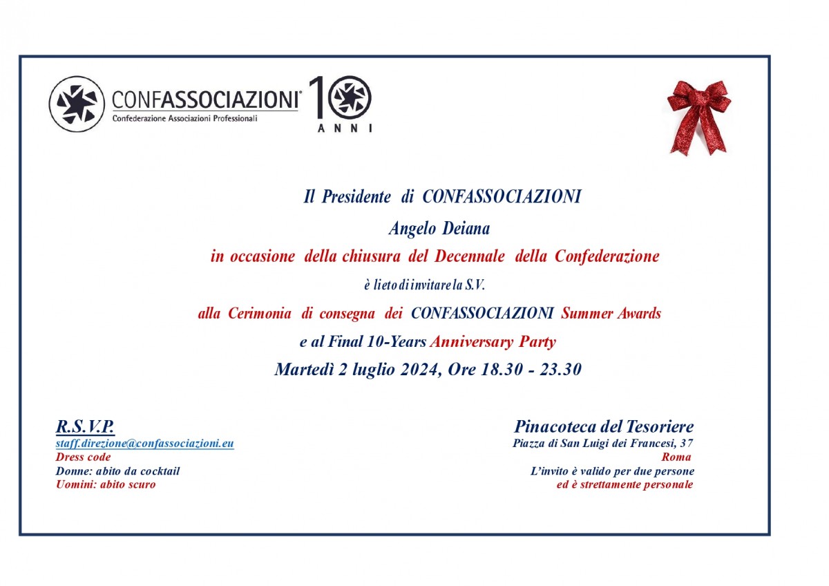 CONFASSOCIAZIONI Awards 2024