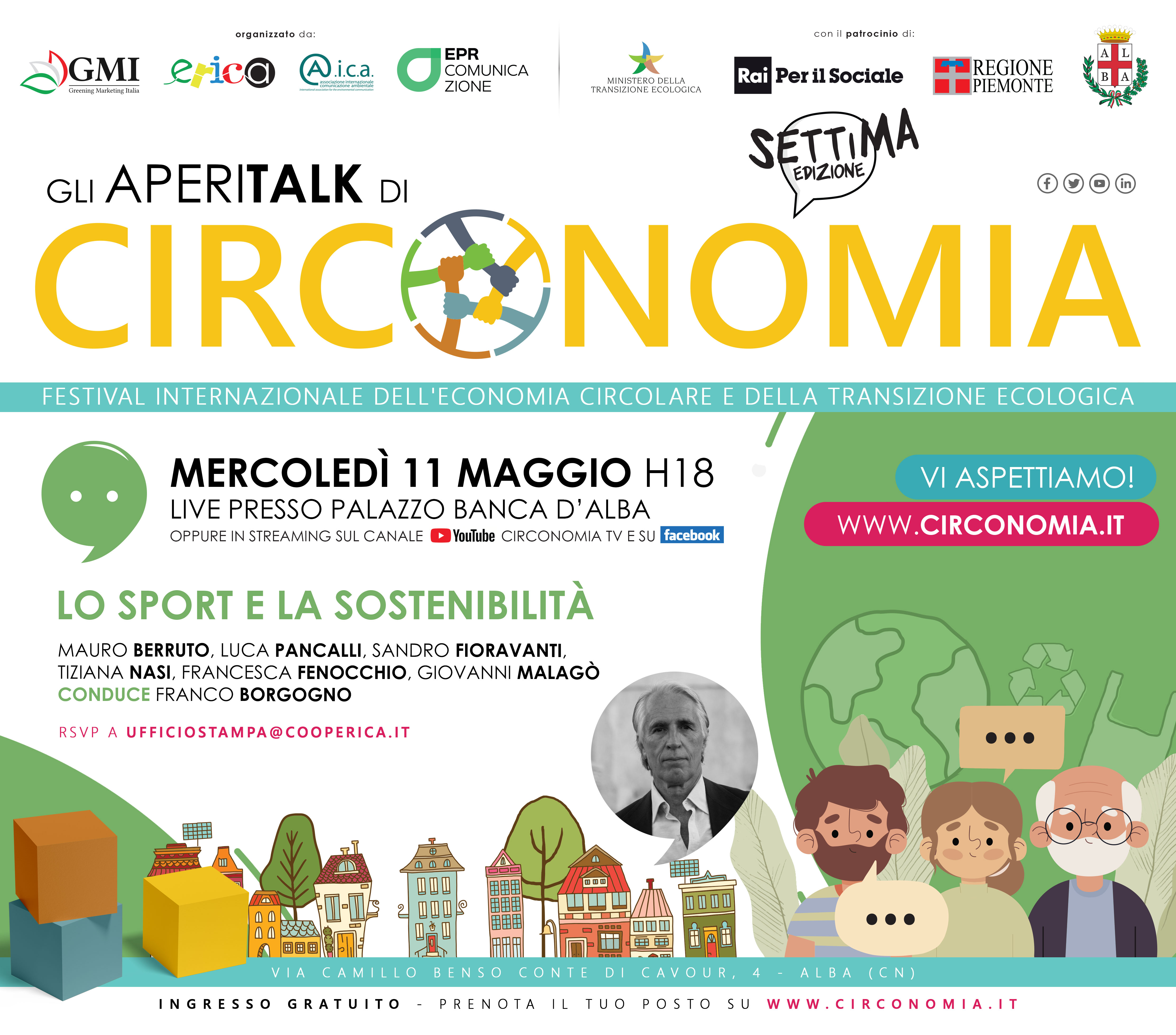 AperiTalk Circonomia – Lo Sport e la Sostenibilità