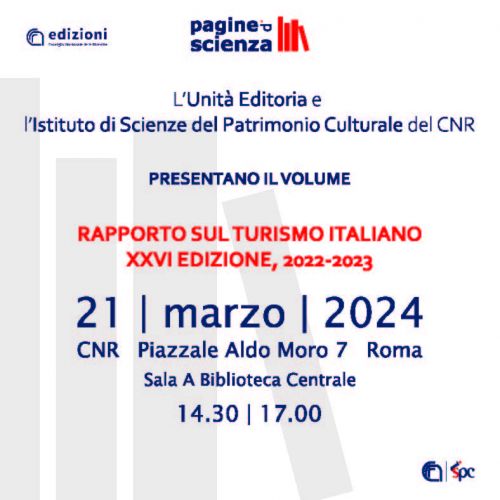 Presentazione XXVI Edizione del Rapporto sul Turismo Italiano 2022-2023