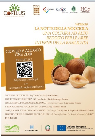 La notte della nocciola. Una coltura ad alto reddito per le aree interne della Basilicata