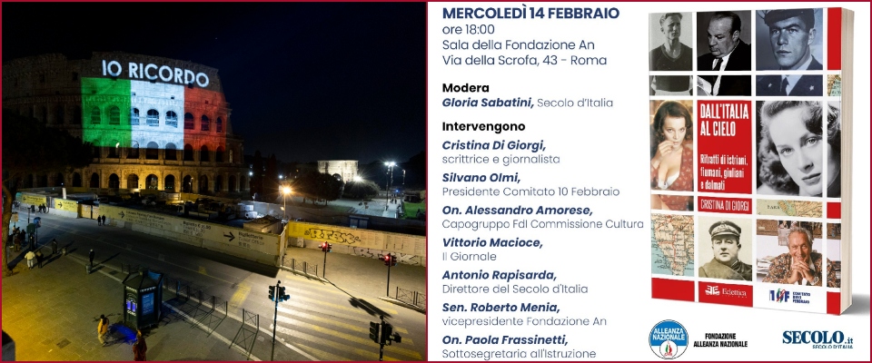 Presentazione del libro: "Dall'Italia al cielo"