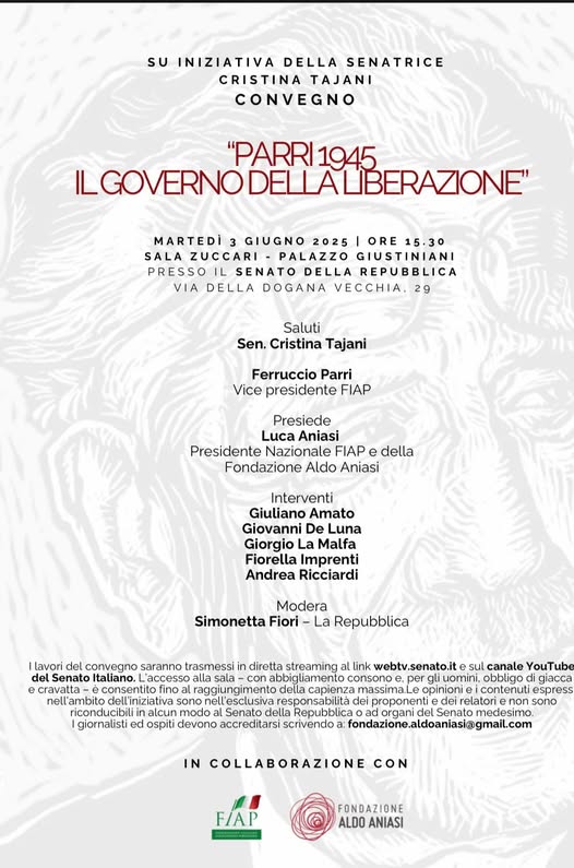 Parri 1945, il governo della Liberazione