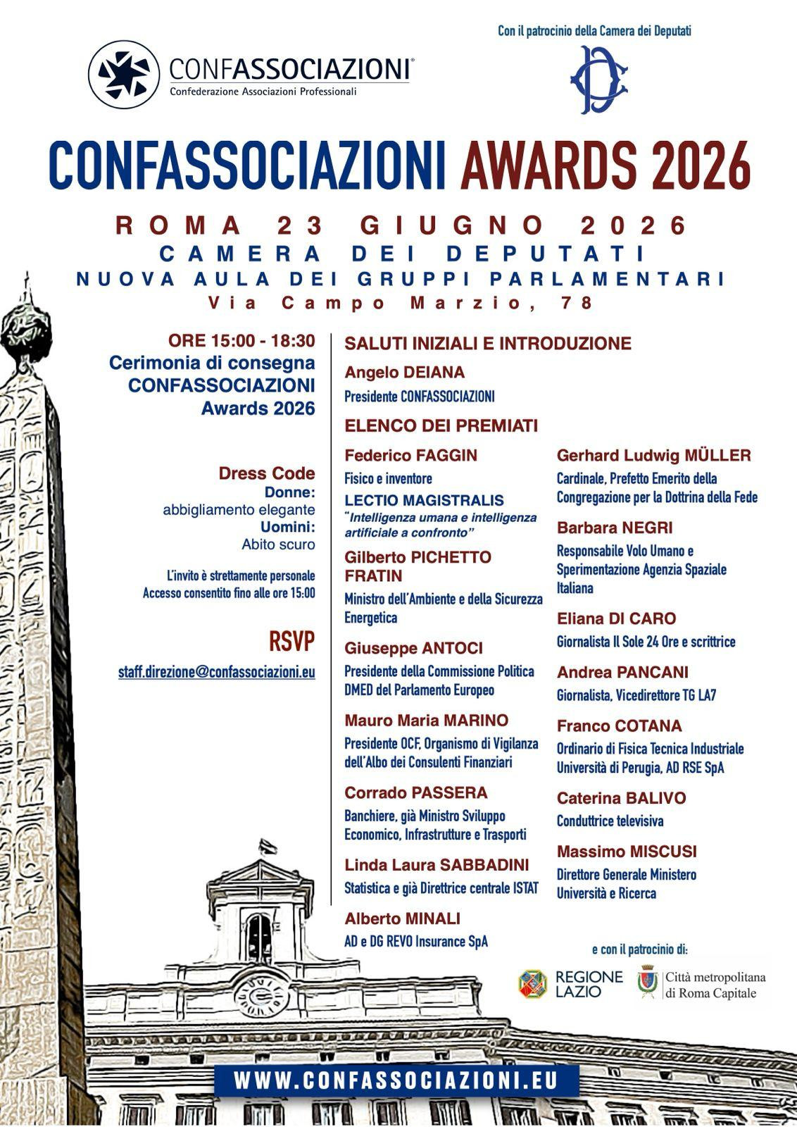 Confassociazione Awards 2026