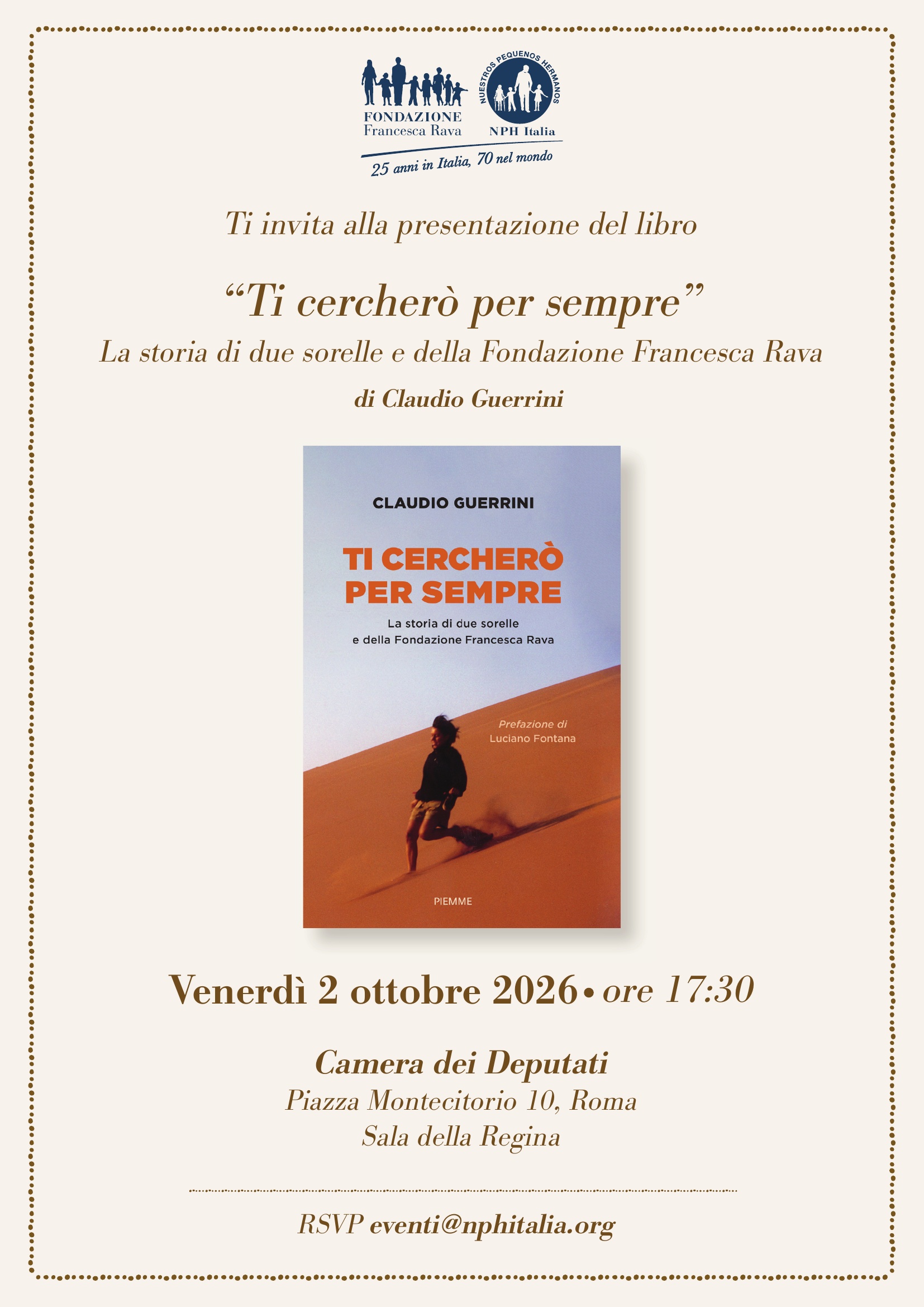 Presentazione del libro: “Ti cercherò per sempre”