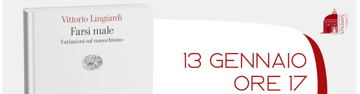 Presentazione del libro "Farsi male. Variazioni sul masochismo"