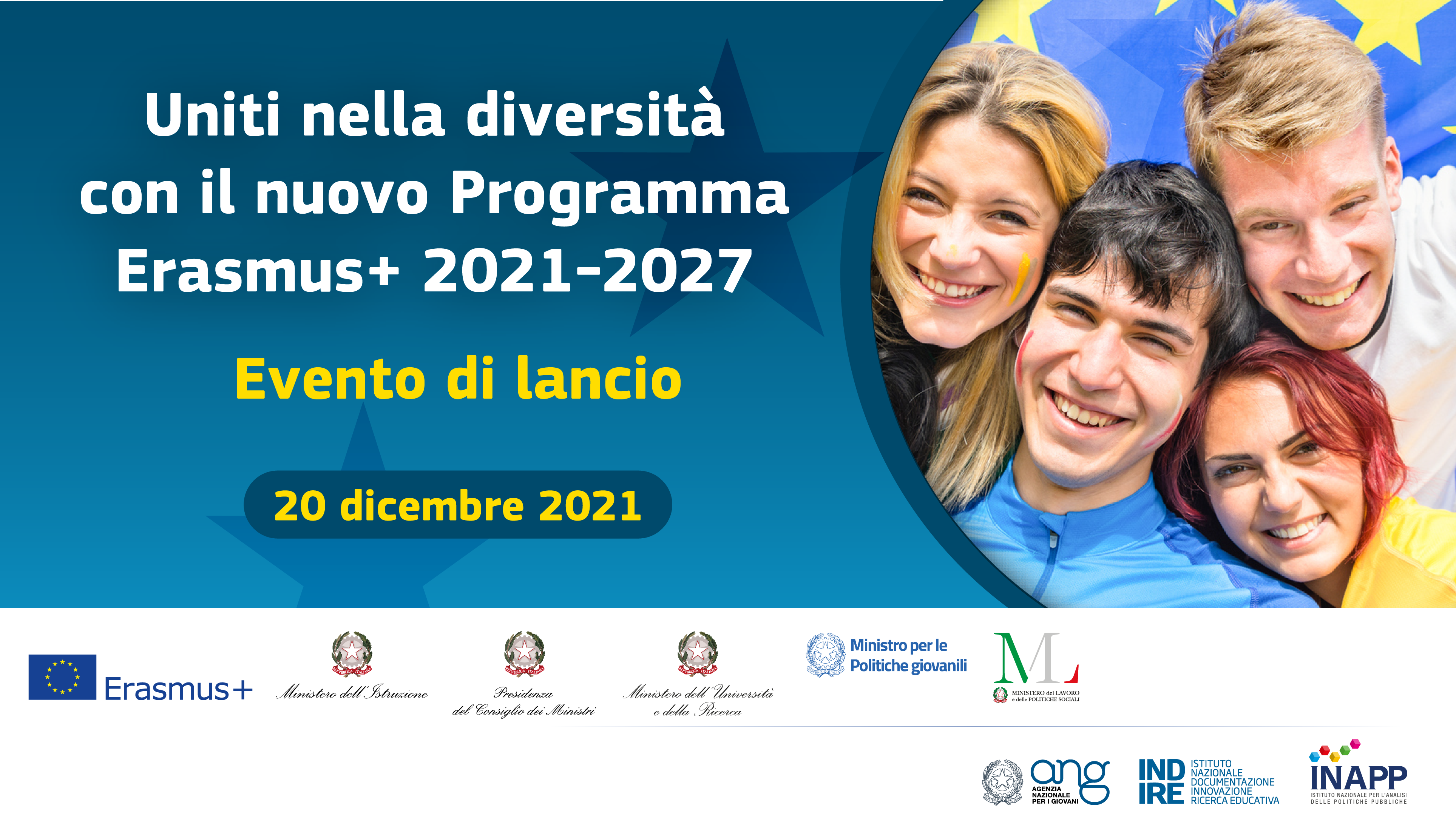 Uniti nella diversit&agrave; con il nuovo Programma Erasmus+ 2021-2027